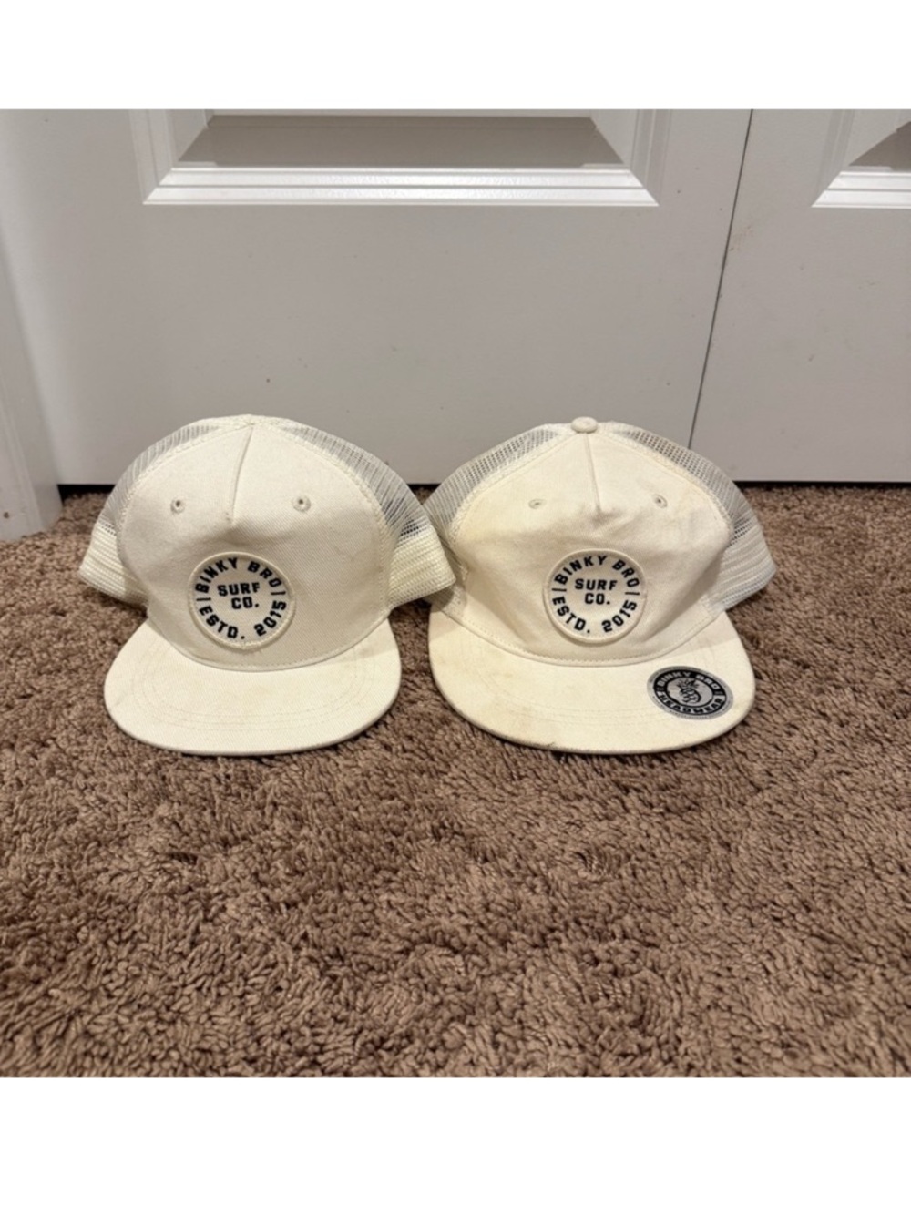 Binky Bros Cream Trucker Hat